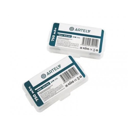 Аккумуляторные батареи RCR123 ARTELV 3.7V Li-Ion 750 mAh в Нефтекамске