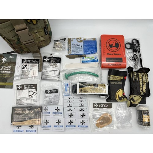 Военная тактическая аптечка RHINO RESCUE 25в1 в Нефтекамске