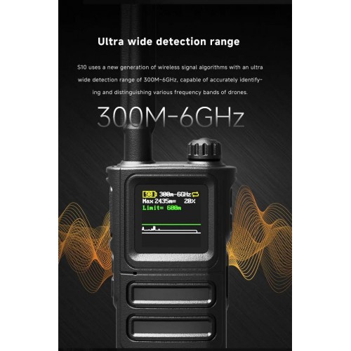 Детектор-обнаружитель дронов SKYDROID S-10 / «СОКОЛ 10» в Нефтекамске портативный всенаправленный