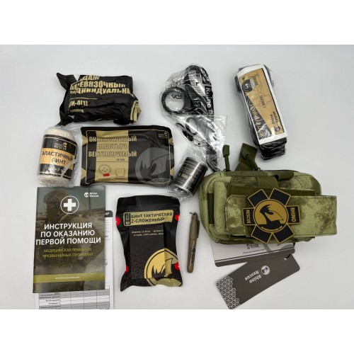 Военная тактическая аптечка “RHINO RESCUE” 11в1 укомплектованная второй эшелон в Нефтекамске