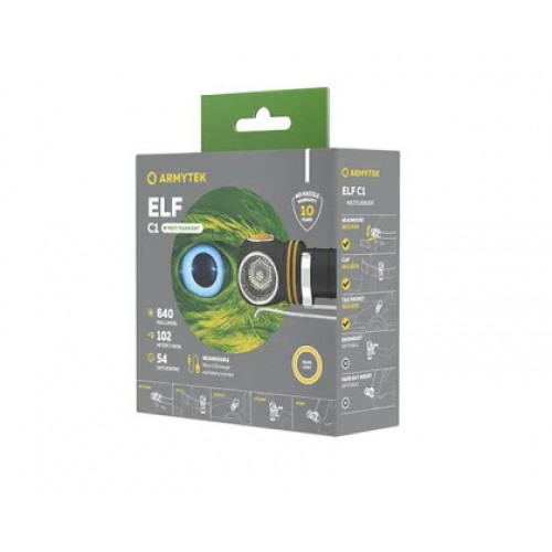 Мультифонарь Armytek ELF C1 Micro USB (теплый свет) в Нефтекамске