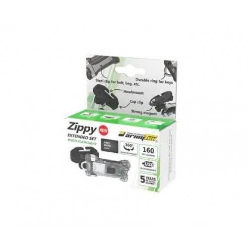 Наключный фонарь Armytek Zippy Extended Set (Grey Onyx) в Нефтекамске