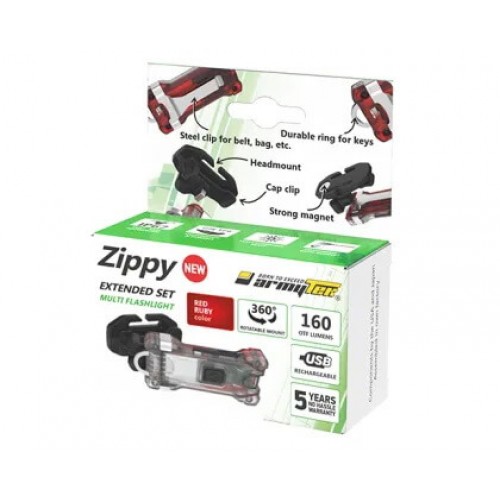 Наключный фонарь Armytek Zippy Extended Set (Red Ruby) в Нефтекамске