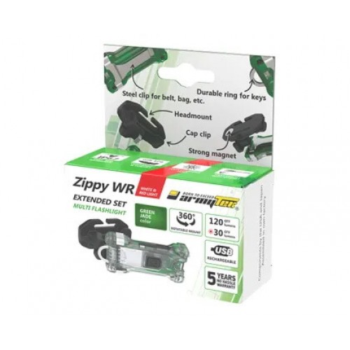 Наключный фонарь Armytek Zippy Extended Set WR (Green Jade) в Нефтекамске